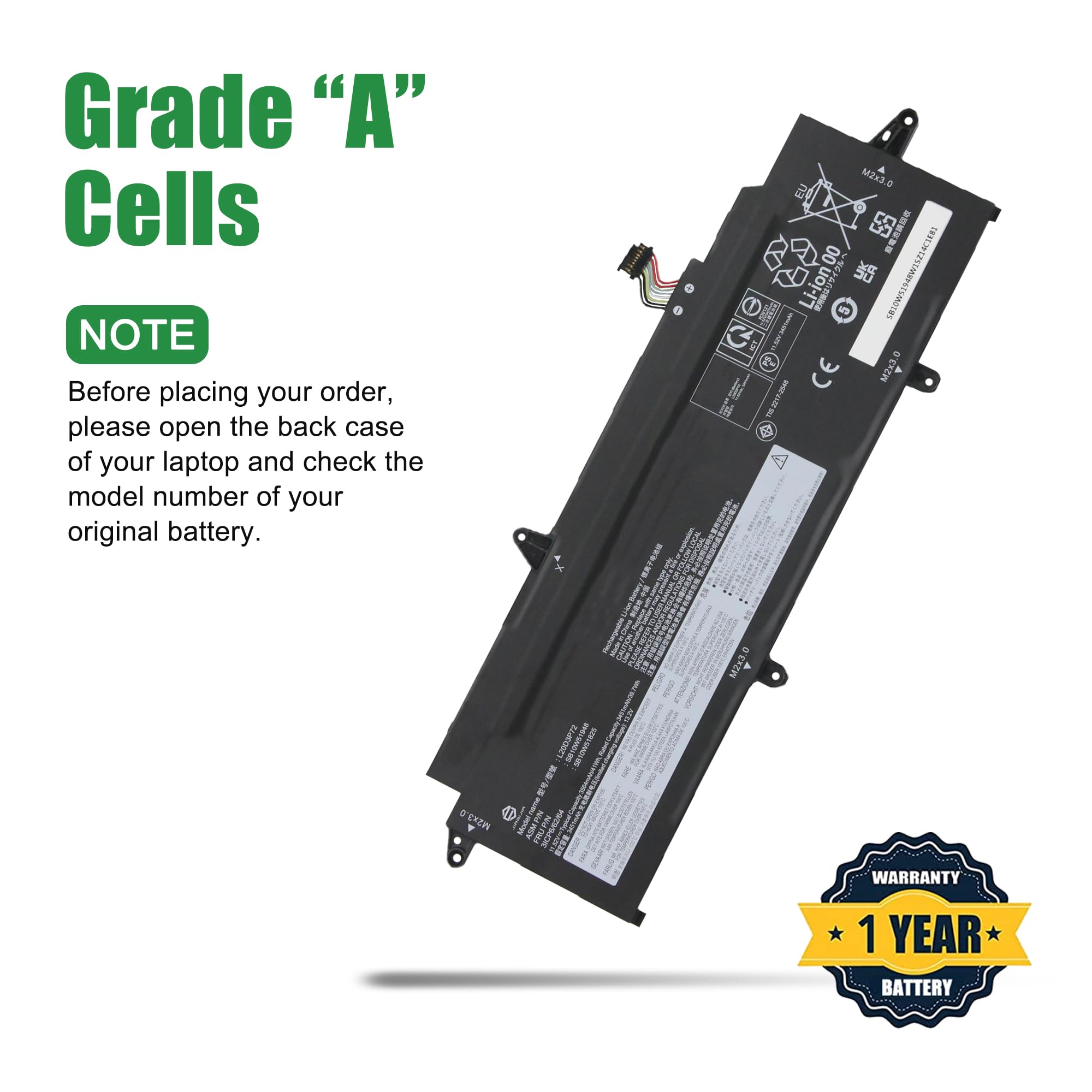 Amazon.com: JIAZIJIA L20D3P72 Laptop Battery Replacement for